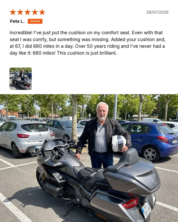 Verified customer review